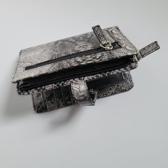 Unlisted by Kenneth Cole Vegan Snakeskin Wallet - Picture 4 of 7